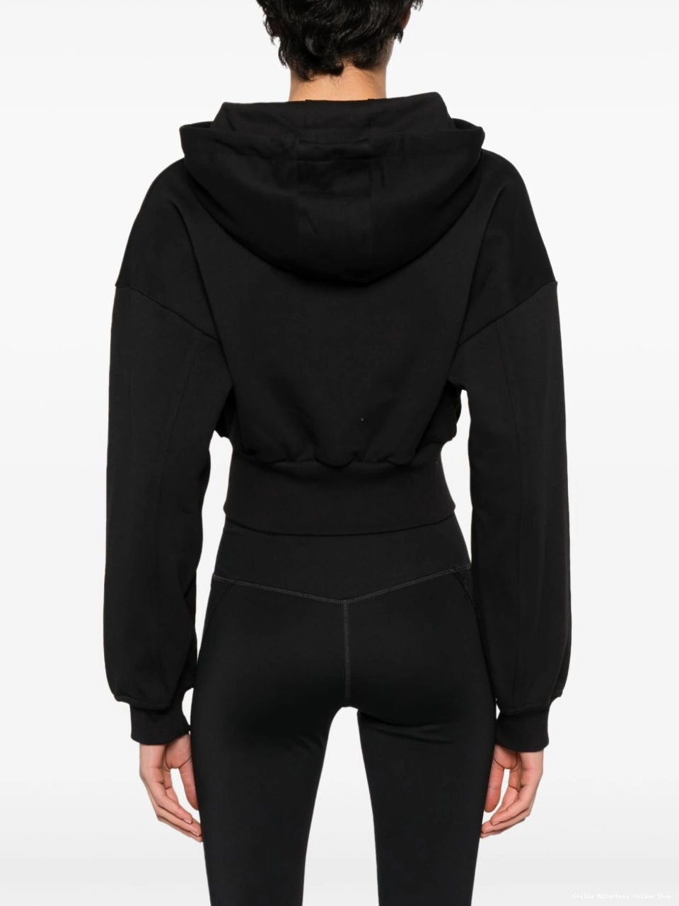 Cheap jacket adidas McCartney Stella Women hooded by logo-print 0714